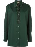 embellished collar shirt