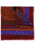 abstract print scarf