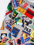 badges print sweatshirt