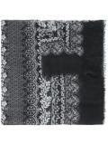 lace bands print scarf