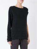 one-sleeve sweatshirt