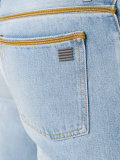 gold-tone piping skinny jeans