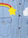 embroidered denim shirt