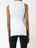 ribbed knit tank top