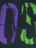 logo print scarf