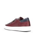 embossed sneakers