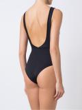 open back panelled swimsuit