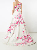 floral print ball gown 