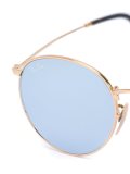 retro round frame sunglasses