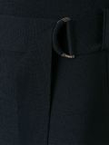 v-neck flared dress