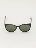 flat top round framed sunglasses