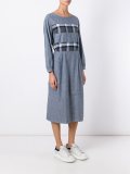 plaid striped dress