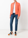 zipped padded jacket