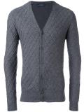 jacquard v neck cardigan