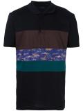 animal stripe polo shirt