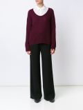 scoop neck jumper