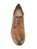 round toe lace-up shoes