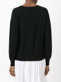 lip intarsia jumper