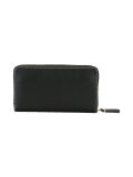 perforated logo zipped wallet