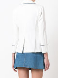 double-breasted blazer