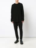 knit long sleeved T-shirt