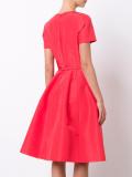 belted flared dress