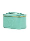 embossed logo vanity case