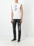 switchblade punk sleeveless T-shirt