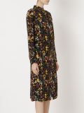 midi printed shirt dress