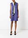 scarf neckline dress