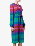 stripe long sleeve dress