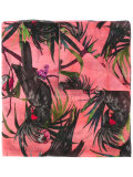 macaw print scarf