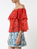 floral blouse
