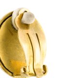 round clip-on earrings