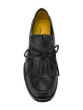 lace-up detail loafers