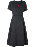 tweed wrap dress