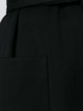belted single breasted coat