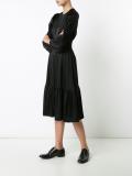gathered detailing dress