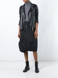 asymmetric zipped skirt