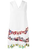 floral embroidery shift dress