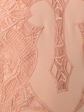lace inserts dress
