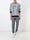 'Swallow' striped sweatshirt 