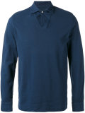 longsleeved polo shirt  