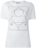 stylised print T-shirt 