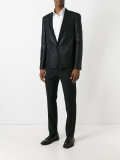 metallic notched lapel blazer
