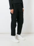 drop-crotch cargo trousers