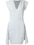 v-neck knit dress