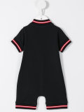 striped trim shorty
