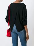 open back sweater