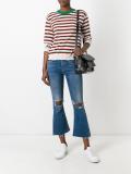 flared cropped jeans 